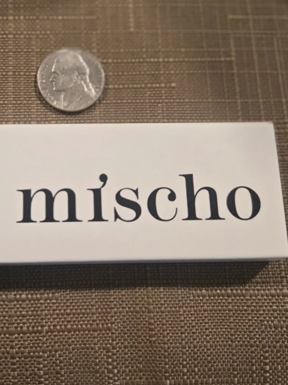 Mischo Beauty Mini Eyeshadow Palette 02 BNIB Rich Mattes & Metallics Free Brush